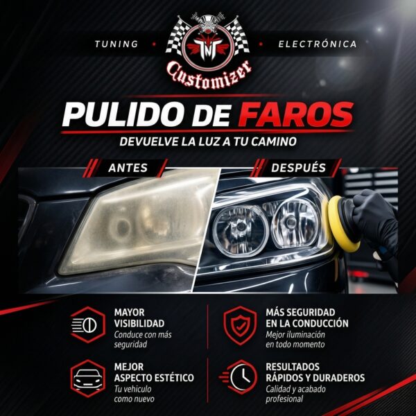 pulido de faros