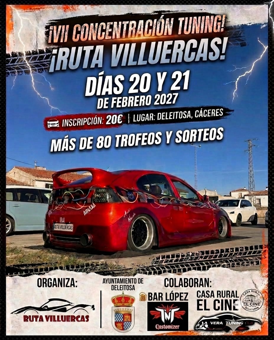 VII Concentración Tuning Ruta Villuercas – Deleitosa 2027
